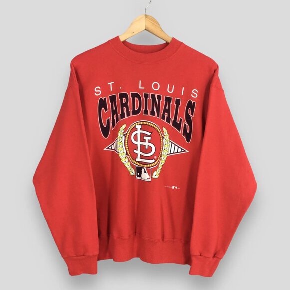 Vintage 90s St Louis Cardinals Baseball Sweatshirt Retro MLB Shirt For Men Women - Picture 1 of 2